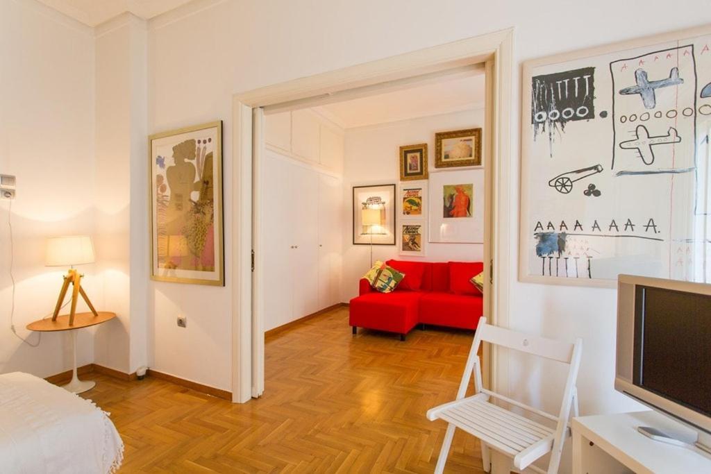 A Cozy Apt In Kolonaki Of Atenas Exterior foto