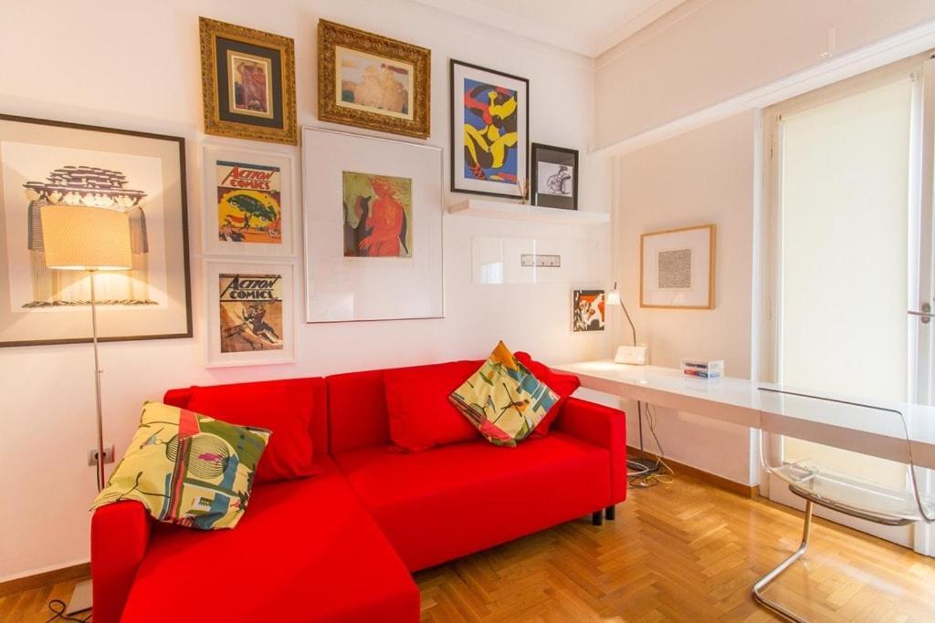 A Cozy Apt In Kolonaki Of Atenas Exterior foto